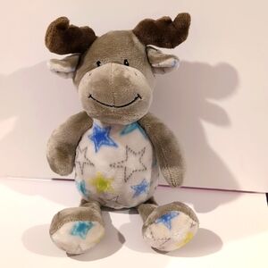 Little Miracles Moose Plush Star Print